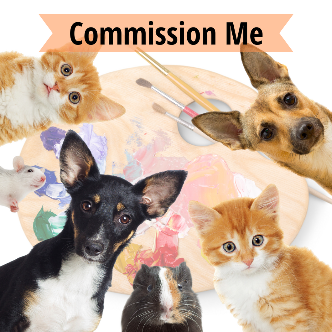 Pet Portrait Commission $65