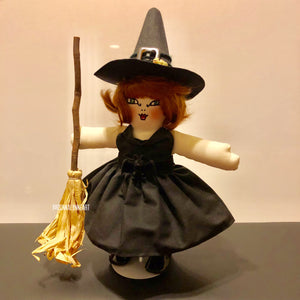 Witchy Woman - Handmade VIntage Doll