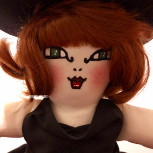 Witchy Woman - Handmade VIntage Doll