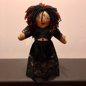 Goth Girl - Vintage Handmade Doll