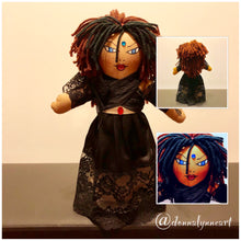 Load image into Gallery viewer, Goth Girl - Vintage Handmade Doll
